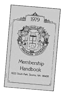 The membership handbook for the Guild of American Luthiers looked like this in 1979.